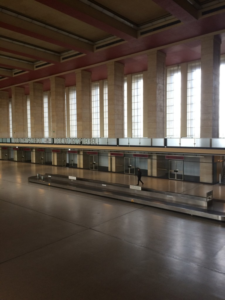 The interior of Templehof Airport - very cool!